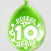 Party ballonnen 10 jaar (8 stuks)